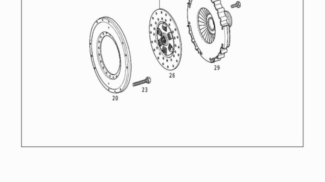 Kit ambreiaj Axor motor 12000 cmc SACHS A 001 250 97 01