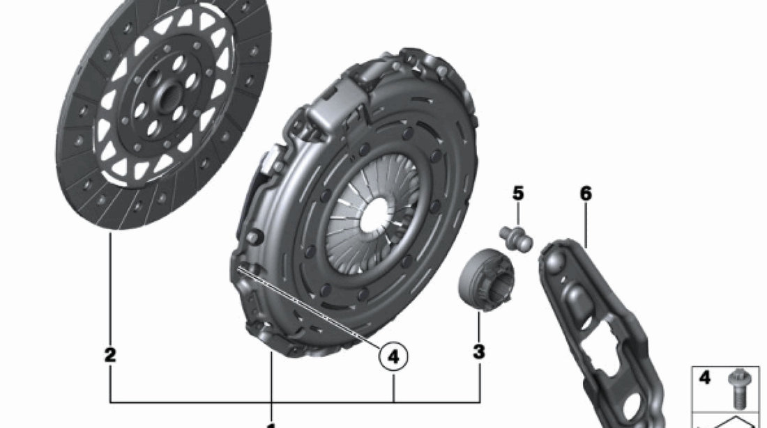 Kit ambreiaj Mini Cooper motor 1,6 NATIONAL 21207572842