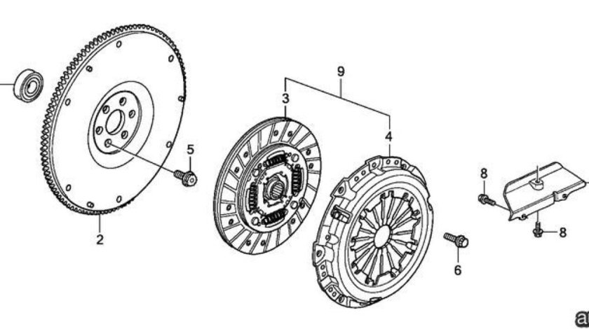 Kit ambreiaj motor 1,4 Honda VALEO 826764