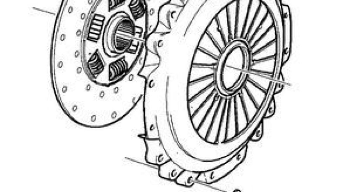 Kit ambreiaj Scania 164 motor 15,6 TD DT 571289