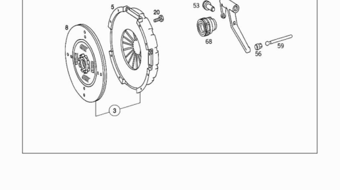 Kit ambreiaj Vario (motor 2874 si 4250 cmc) LUK 018 250 94 01