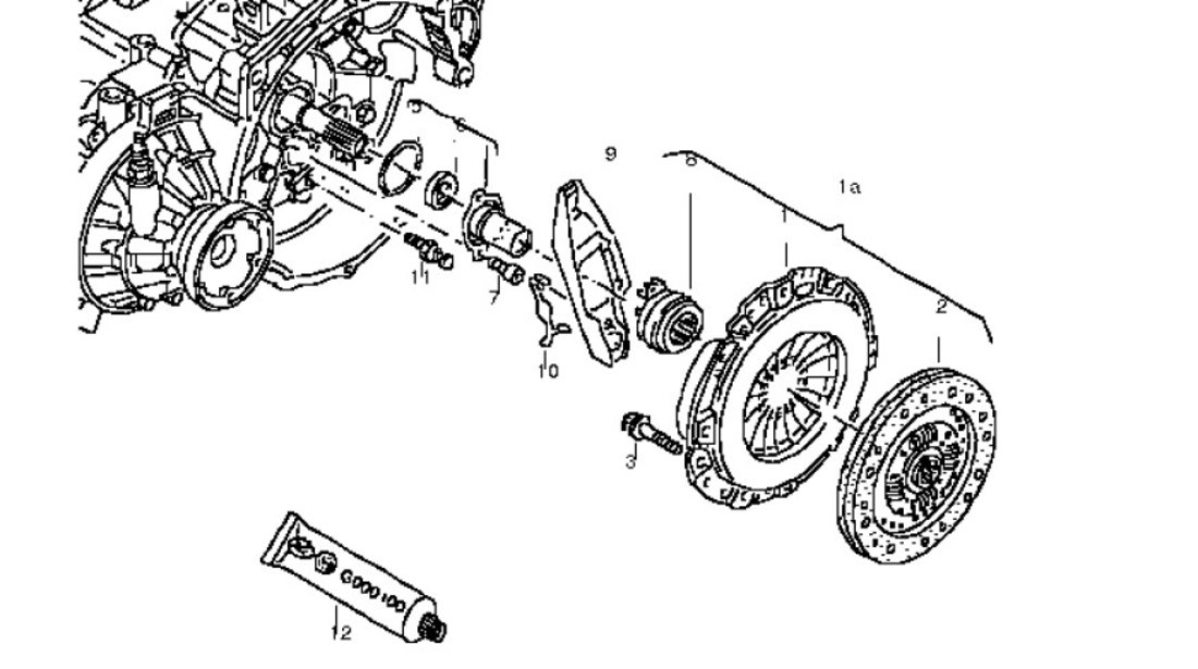 Kit ambreiaj Vw Bora motor 1,9 TDI NEXUS 038198141 X