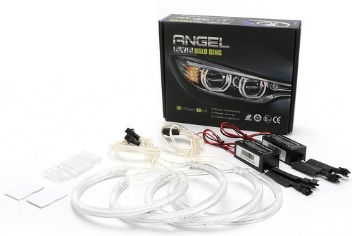 Kit Angel Eyes CCFL Bmw X3 - E83 - 2x106mm + 2x131mm Alb 536144