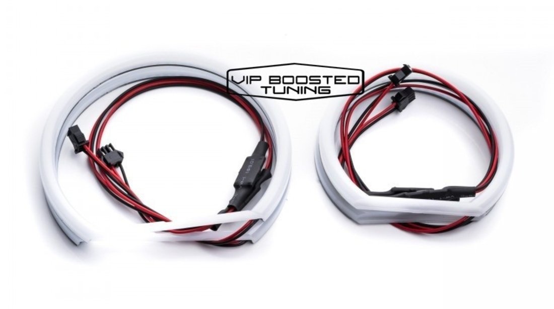 Kit Angel Eyes LED COTTON pentru BMW E46 COMPACT 2x106mm + 2x131mm