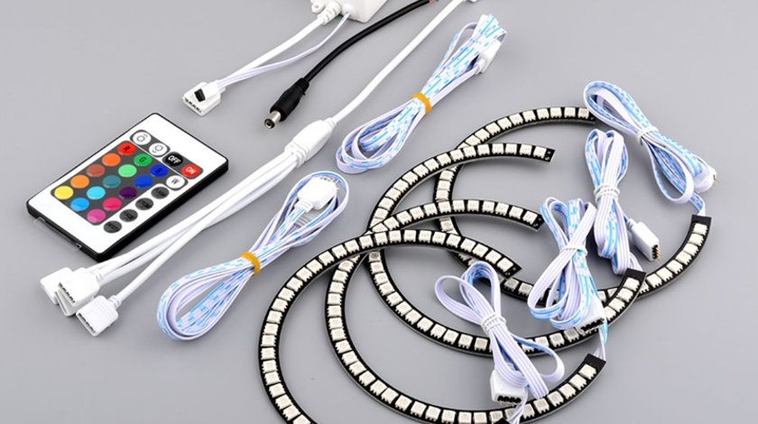 KIT ANGEL EYES RGB BMW SERIA 3 E46 - 299 LEI