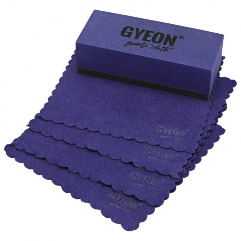 Kit Aplicator &amp; Lavete Piele Intoarsa Gyeon GYAPPKIT