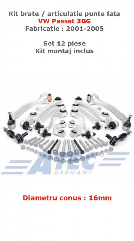 KIT ARTICULATII (BRATE) VW PASSAT 3BG -COD 1101611