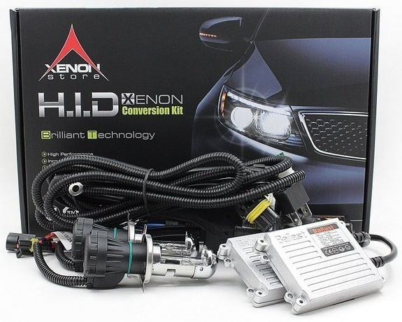 Kit Bi-Xenon H4 12V 55W Balast Ultraslim Alb 6000K 125553