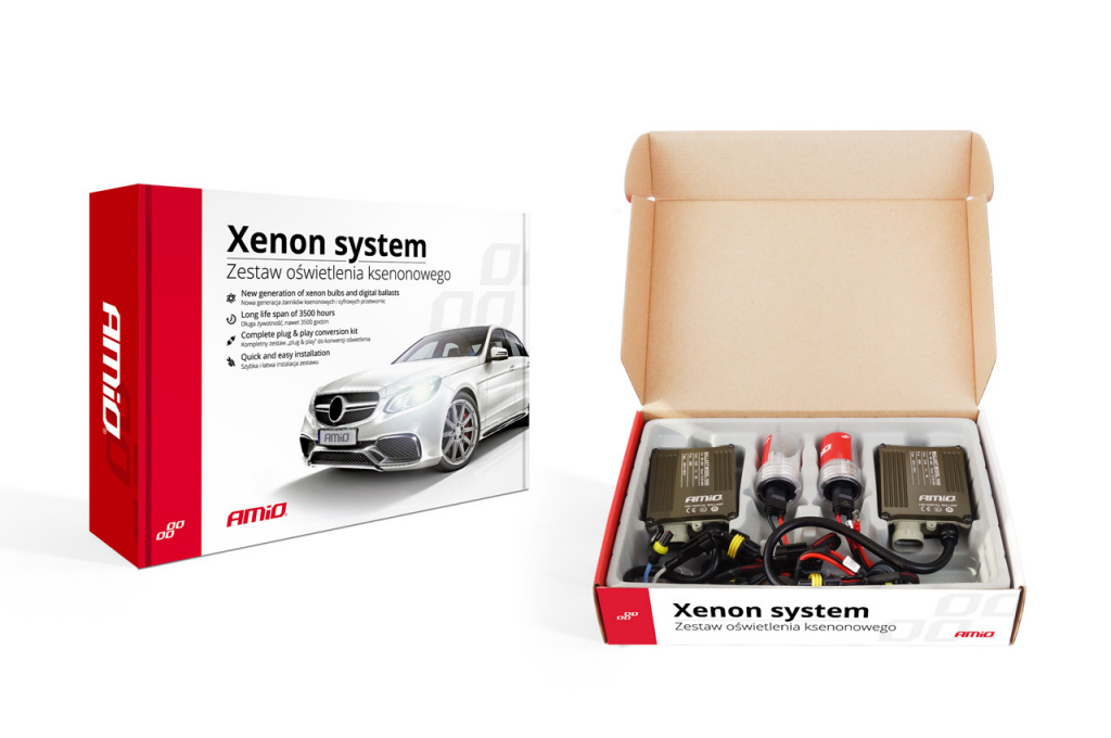 Kit Bixenon Tip S1068 Canbus H4-3 6000k Amio 01904