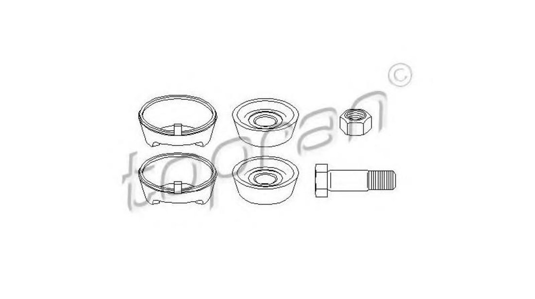 Kit brate Mercedes S-CLASS cupe (C126) 1980-1991 #2 0140330001