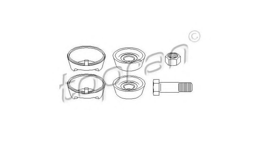 Kit brate Mercedes S-CLASS cupe (C126) 1980-1991 #2 0140330001