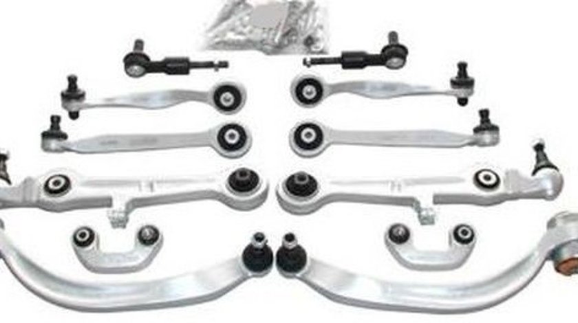 Kit brate suspensie / directie Audi A4 B6 (11.2000 - 12.2004) - 12 piese QWP WSS996 - produs NOU