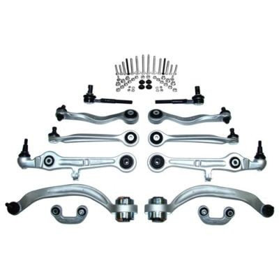 Kit brate suspensie / directie Audi A4 B7 (11.2004 - 06.2008) - 12 piese QWP WSS994 piesa NOUA