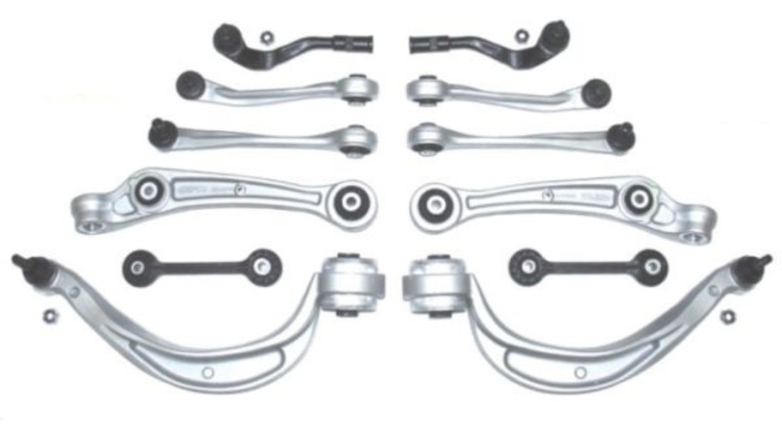 Kit brate suspensie / directie Audi A4 B8 (11.2007 - 12.2015) - 12 piese QWP WSS1001 piesa NOUA