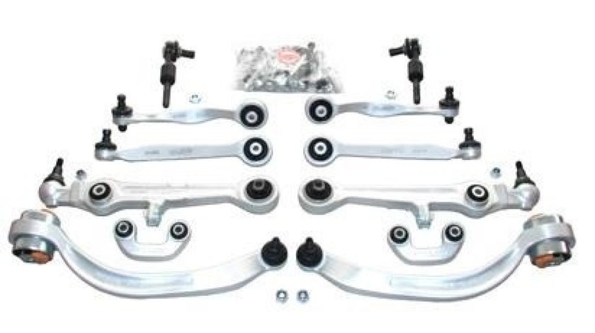 Kit brate suspensie / directie Audi A6 C5 (01.1997 - 01.2005) - 12 piese QWP WSS998 piesa NOUA