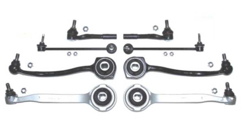 Kit brate suspensie / directie Mercedes CLK C209, A209 (06.2002 - 03.2010) - 8 piese QWP WSS1003 piesa NOUA