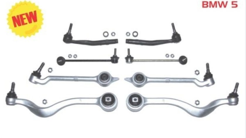 Kit brate suspensie / directie punte fata BMW Seria 5 E39 (09.1995 - 06.2003) - 8 piese QWP WSS1000 piesa NOUA