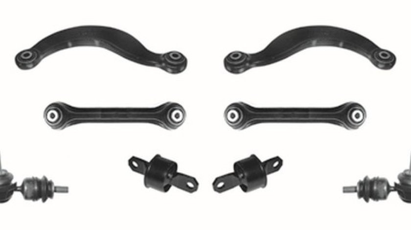 Kit brate suspensie / directie punte spate Ford C-Max (02.2007 - 09.2010) - 8 piese QWP WSS990 piesa NOUA