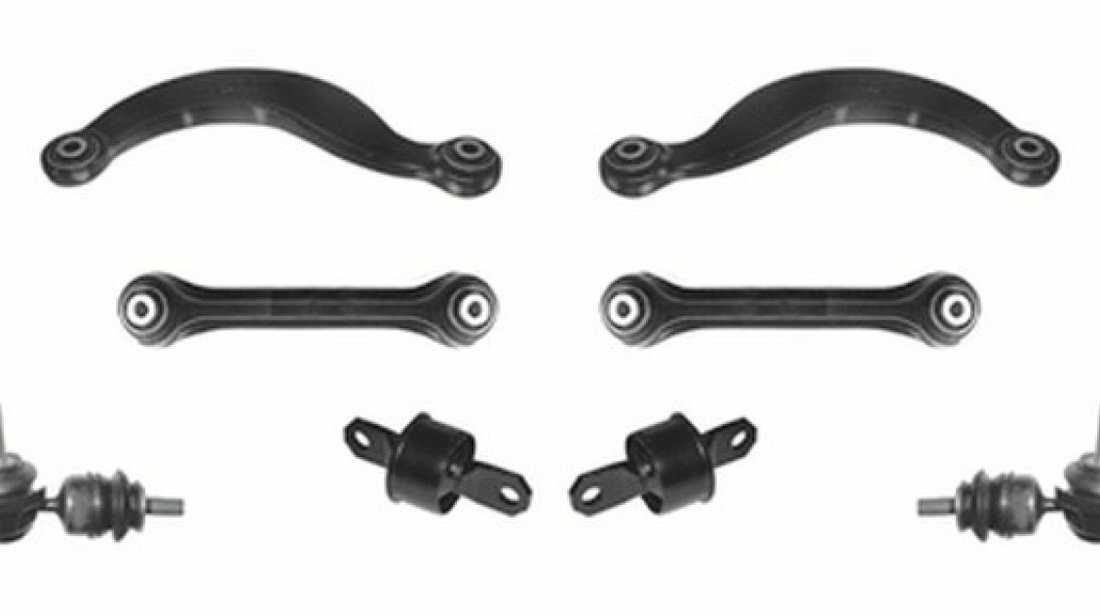 Kit brate suspensie / directie punte spate Mazda 3 (10.2003 - 09.2014) - 8 piese QWP WSS990 piesa NOUA