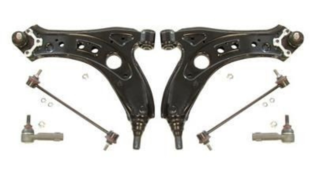 Kit brate suspensie / directie VW Polo 9N (10.2001 - 01.2012) - 6 piese QWP WSS1010 piesa NOUA