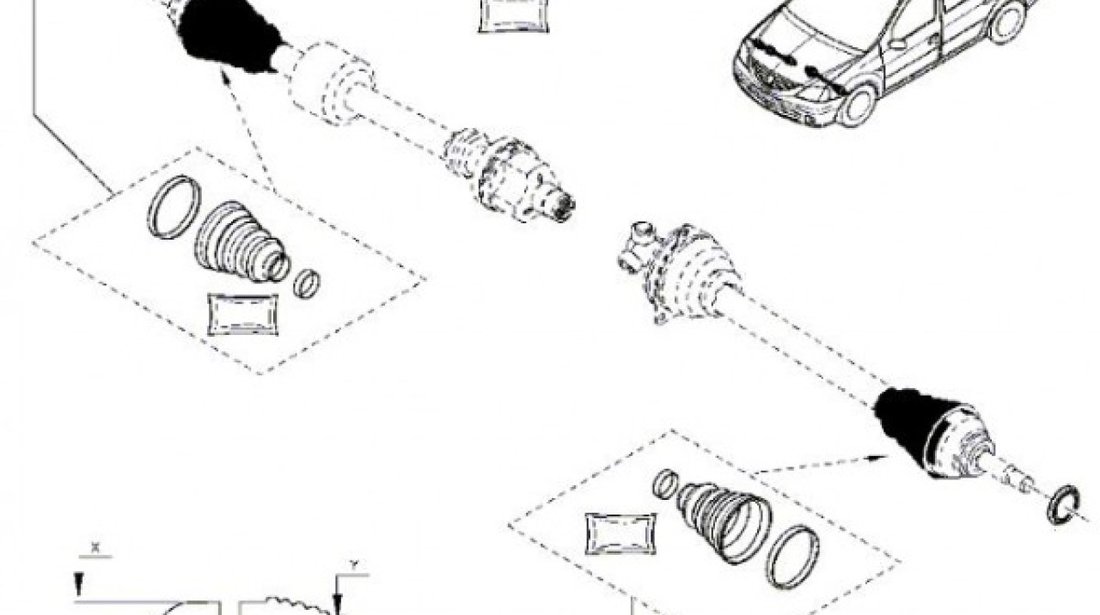 KIT BURDUF PLANETARA ROATA Supernova/Solenza/Logan (E3)+34 RENAULT 6001547699 <br>