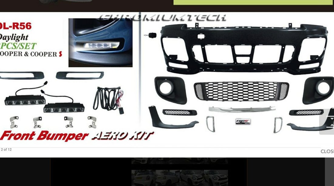 Kit caroserie aero Chromiumtech MINI Cooper S (r56)(John Cooper Works)