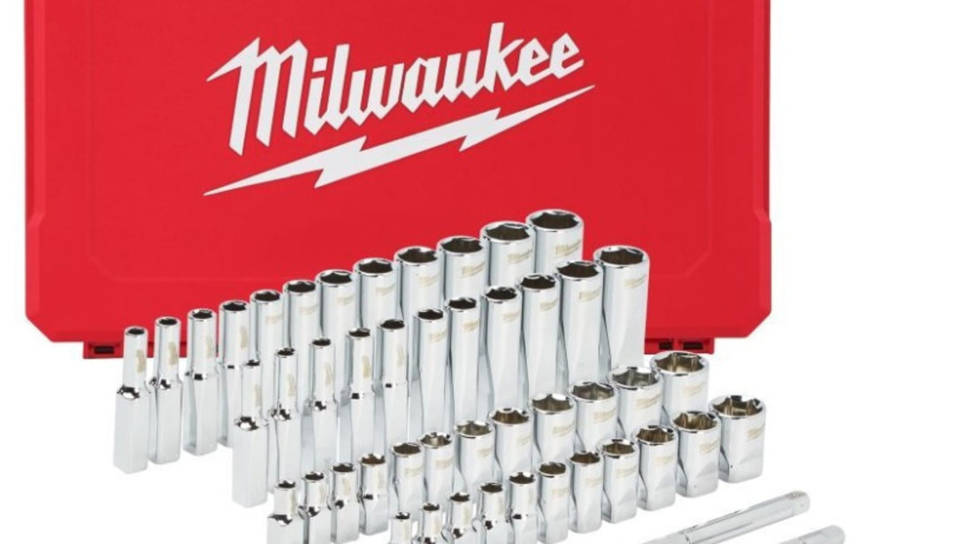 Kit Chei Tubulare 50 Piese Milwaukee 4932464944