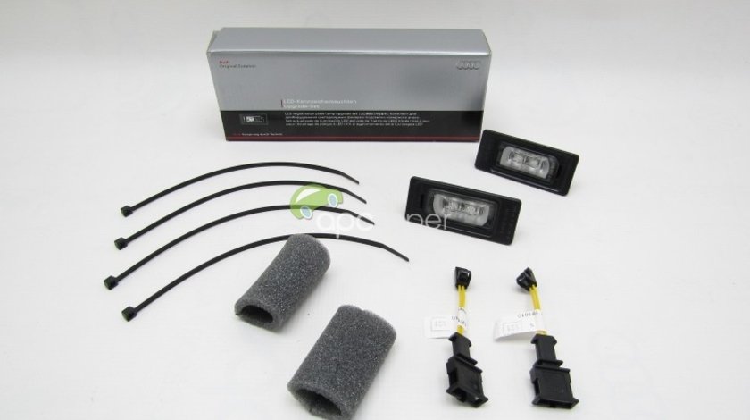 Kit complet LED - iluminare numar inmatriculare Original Audi