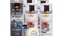 Kit complet reparatie si vopsire jante culoare Cro...