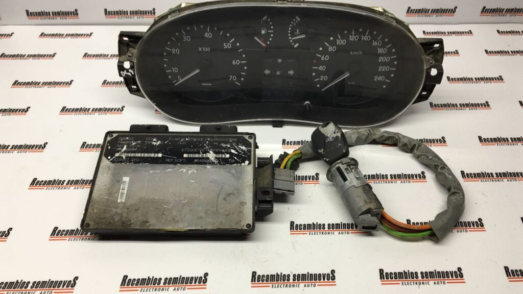 KIT CUADRO + Calculator + cheie SAGEM RENAULT CLIO 2 P8200071116 / 21657282 A / 21657282A / R04080015F / 9639587680P8200071116 / 21657282 A / 21657282A / R04080015F / 9639587680