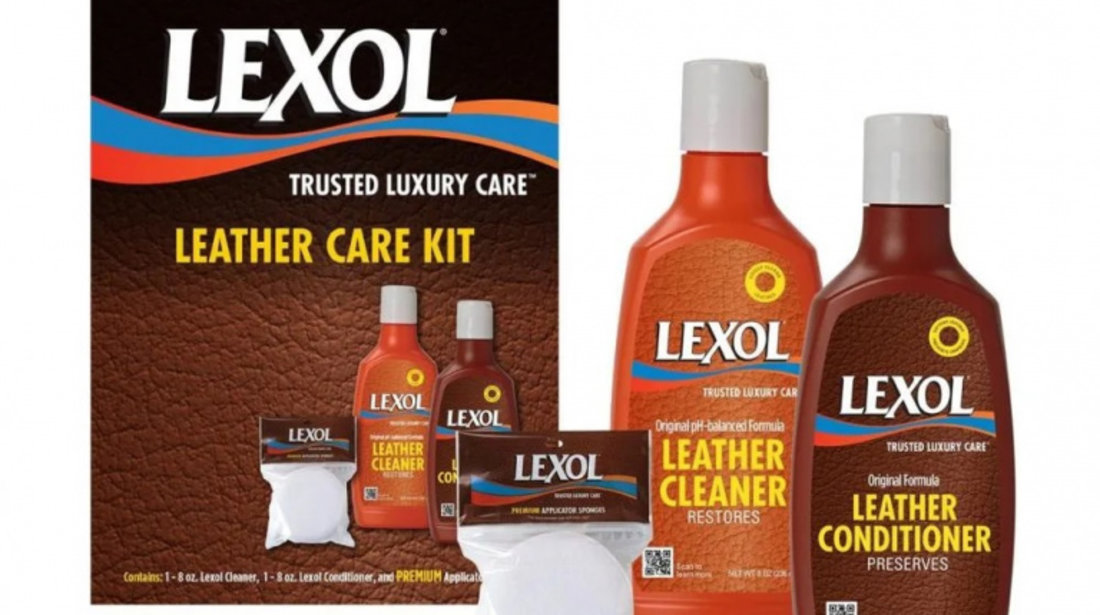 Kit Curatare &amp; Intretinere Piele Lexol Leather Care Kit 236ML LX-0907