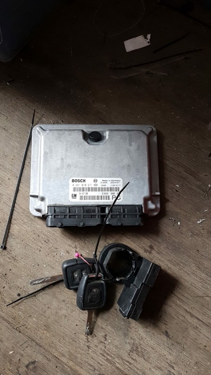 Kit de pornire Opel Vectra B 2.2 dti, cod calculator 0281010271 / 24417196
