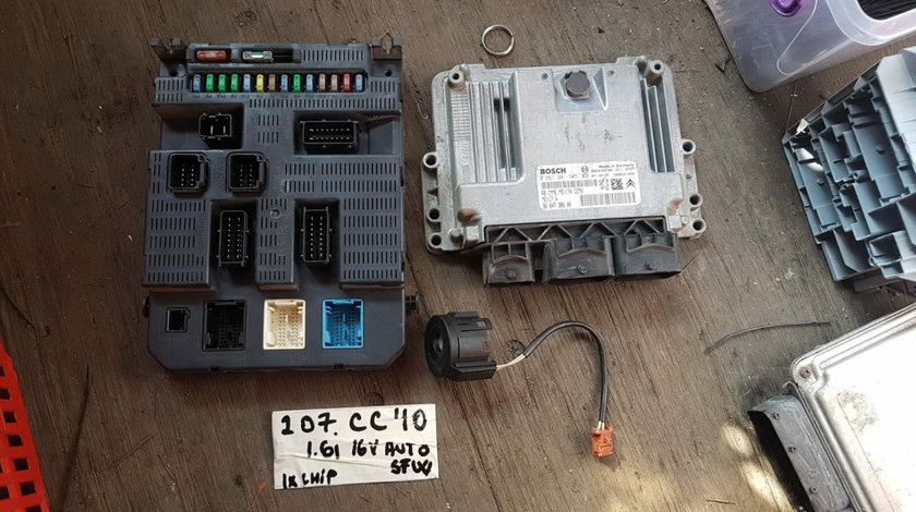 Kit de pornire Peugeot 207 CC 2010, 1.6i 16v, automat, cod calculator : 0261201505 / 9664738680, 5WF