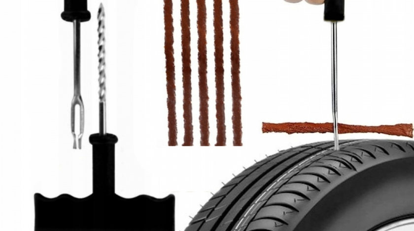 Kit de reparare pana anvelope, 8 piese AVX-AM01251