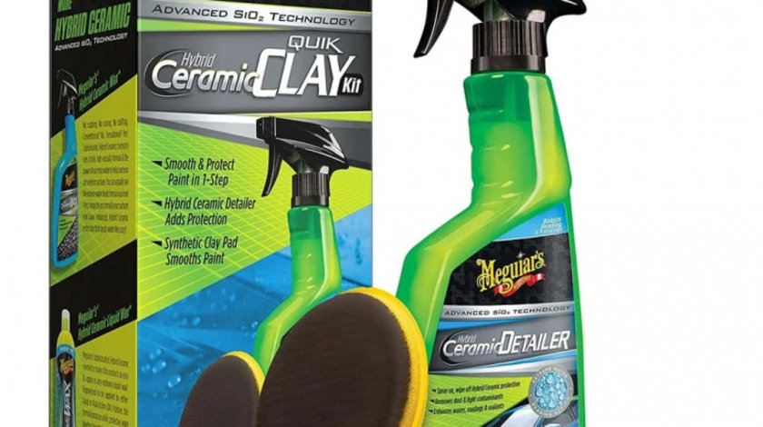 Kit Decontaminare Meguiar's Hybrid Ceramic Quik Clay G200200MG