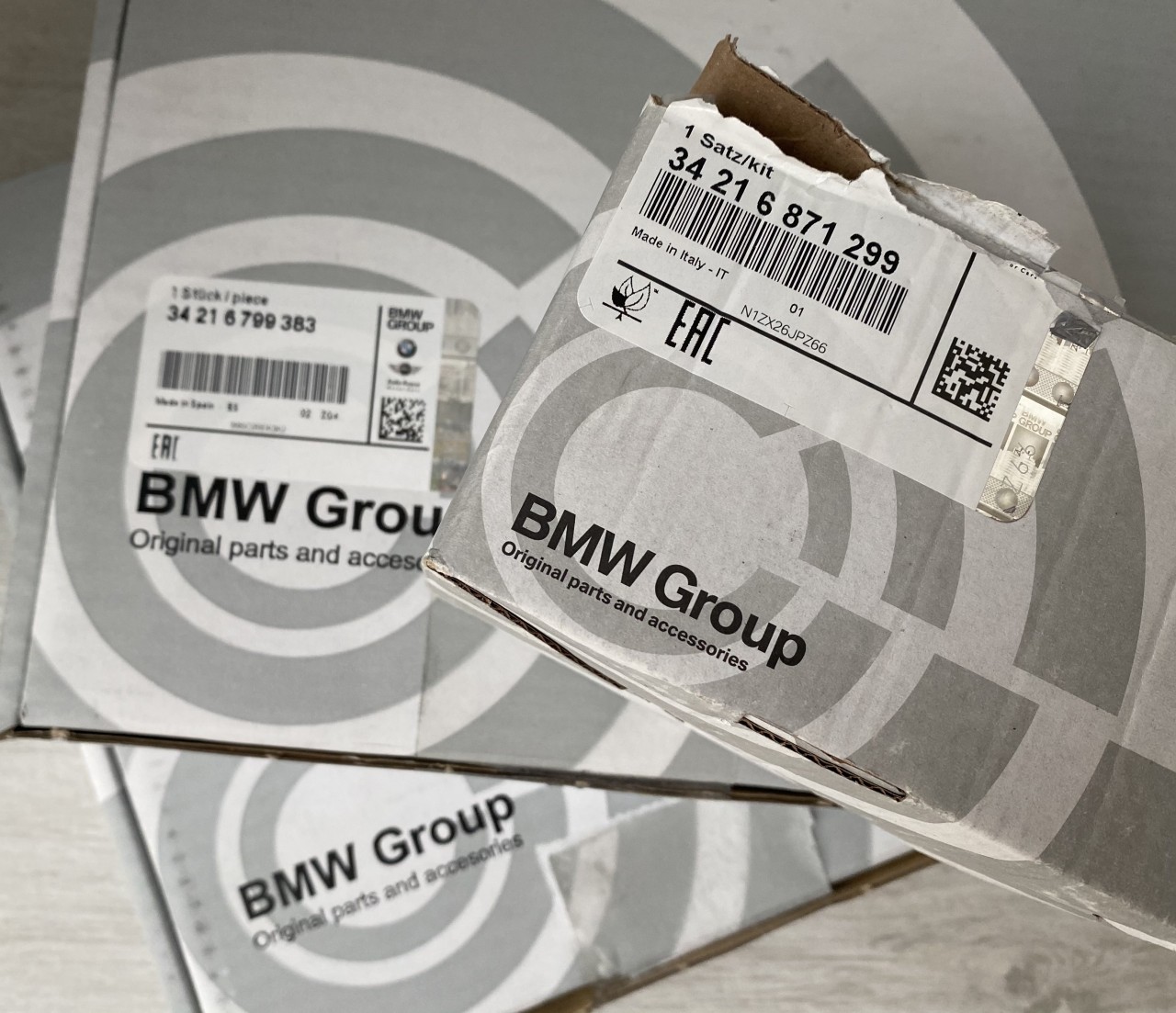 Kit discuri + placute frana spate Mini Cooper F55,F56,F57,produse Bmw-OE,noi!