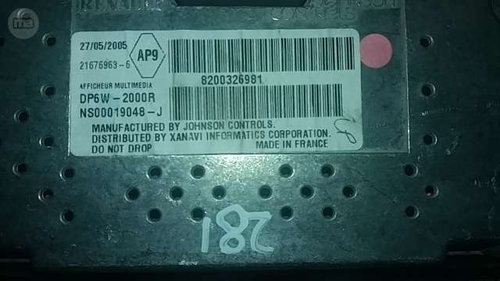 KIT Display + Ceasuri bord RENAULT VELSATIS 8200413088 / 8200326981 / KIT8200413088 / 8200326981 / K...