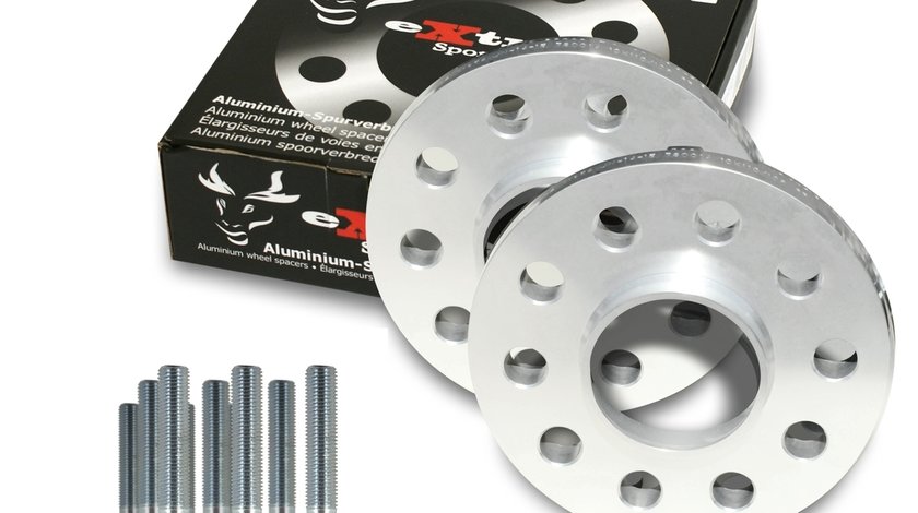 Kit distantiere + prezone VW Passat B6 (3C) 30mm ( 15 / 15 mm pe axa) aluminiu