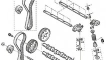 Kit distributie Dacia logan / sandero 12.16v ORIGI...