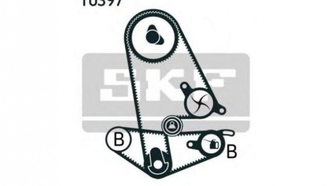 Kit distributie / kit curea distributie / set curea de distributie Honda ACCORD Mk VII cupe (CG) 1997-2003 #2 13404PT0003