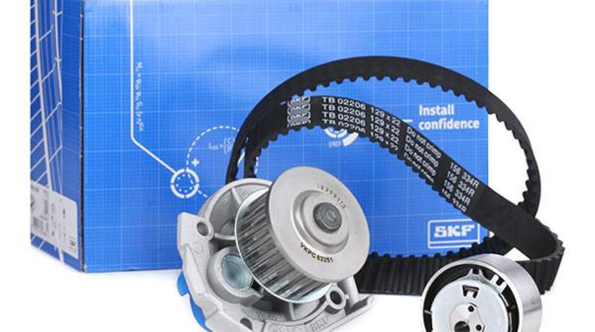 Kit Distributie + Pompa Apa Skf Fiat Panda 2003→ VKMC 02206