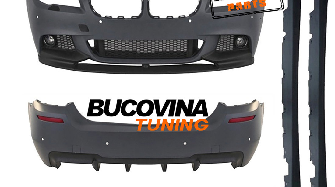 Kit Exterior BMW Seria 5 F10 (10-14) evacuare dubla M-Performance Design