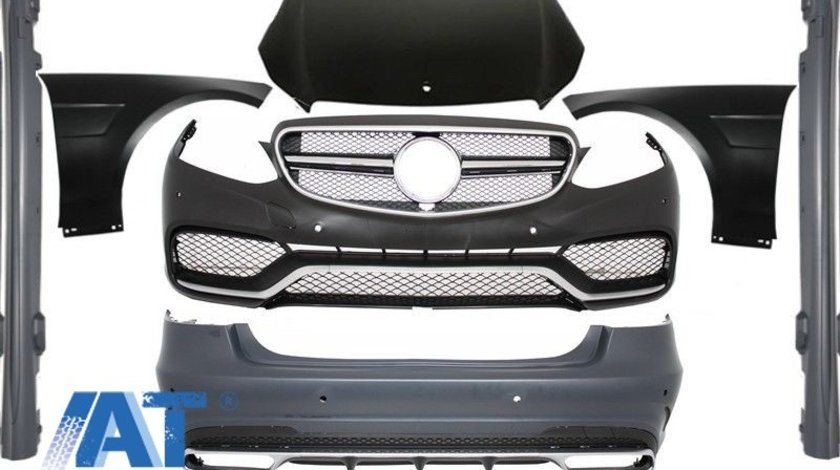 Kit Exterior compatibil cu Mercedes E-Class W212 Facelift (2013-2016) E63 Design Praguri Laterale