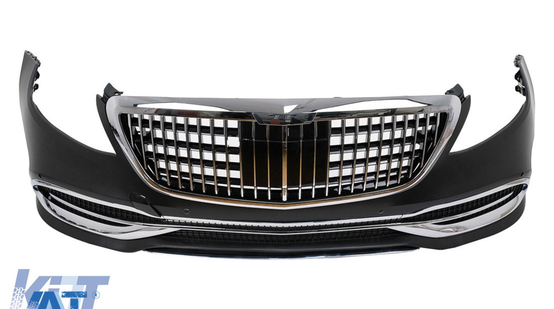 Kit Exterior Complet compatibil cu Mercedes S-Class W221 (2005-2013) Conversie Completa la W222 2018 Design