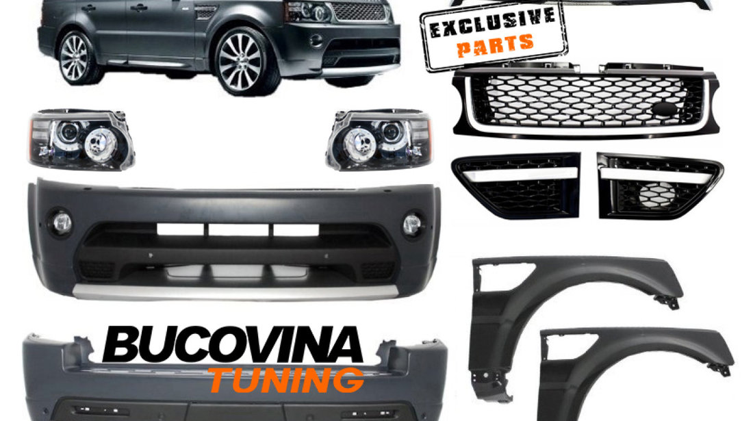 KIT EXTERIOR COMPLET RANGE ROVER SPORT L320 (05-13) AUTOBIOGRAPHY DESIGN