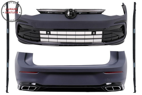 Kit Exterior Complet VW Golf VIII 8 Mk8 MQB (2020-2023) R-line Design- livrare gratuita