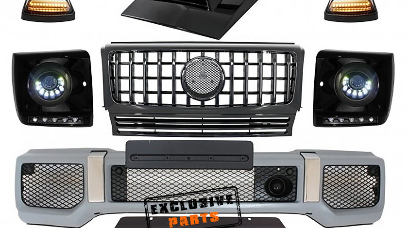 Kit Exterior Mercedes Benz G-Class W463 (05-12) G65 AMG Design cu Grila Centrala GT-R Panamericana