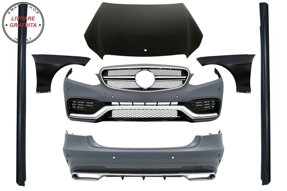 Kit Exterior Mercedes E-Class W212 Facelift (2013-2016) E63 Design Praguri Lateral