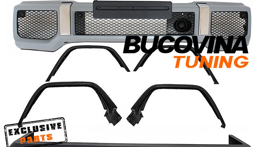 Kit Exterior prelungire aripi si DRL Mercedes Benz W463 G-Class (89-17) G65 G63 AMG Design