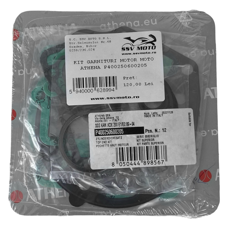 Kit Garnituri Motor Moto Athena Kawasaki KDX 200 E1 / E2 1989-1994 P400250600205